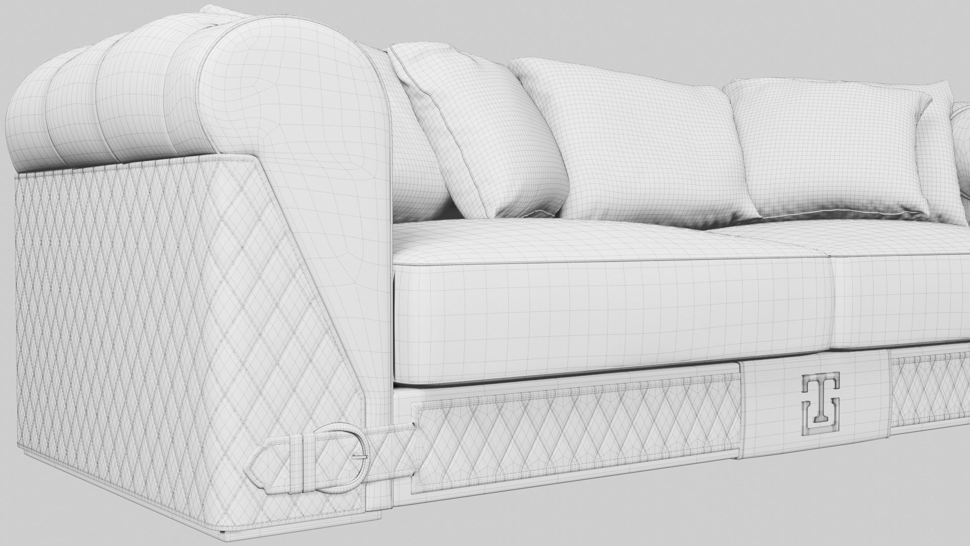 Sofa Tessarolo Antelope 3D model_7