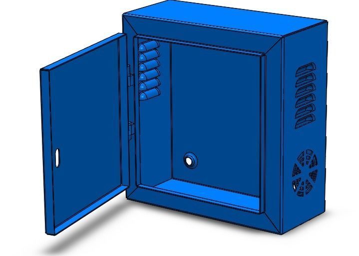 Electrical Enclosure 3D print model_4