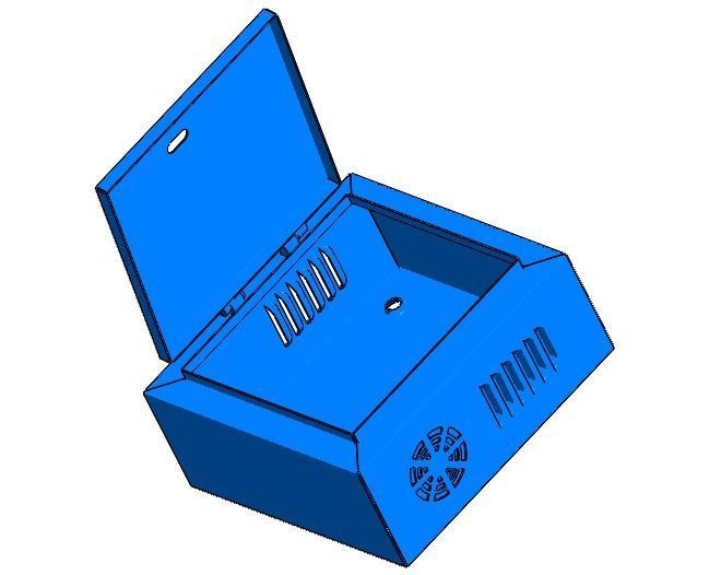 Electrical Enclosure 3D print model_2