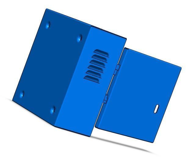 Electrical Enclosure 3D print model_3