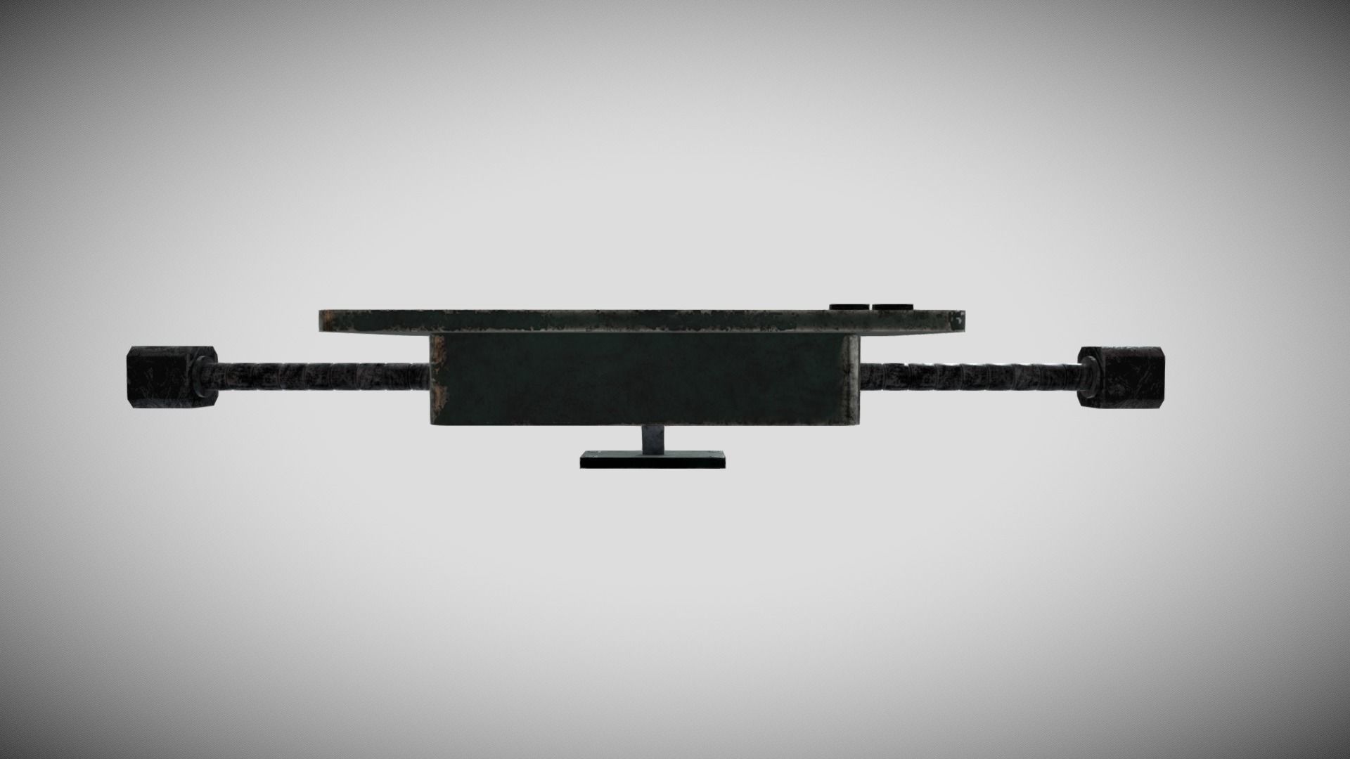 Sci-fi Panel Element Low-poly 3D model_5