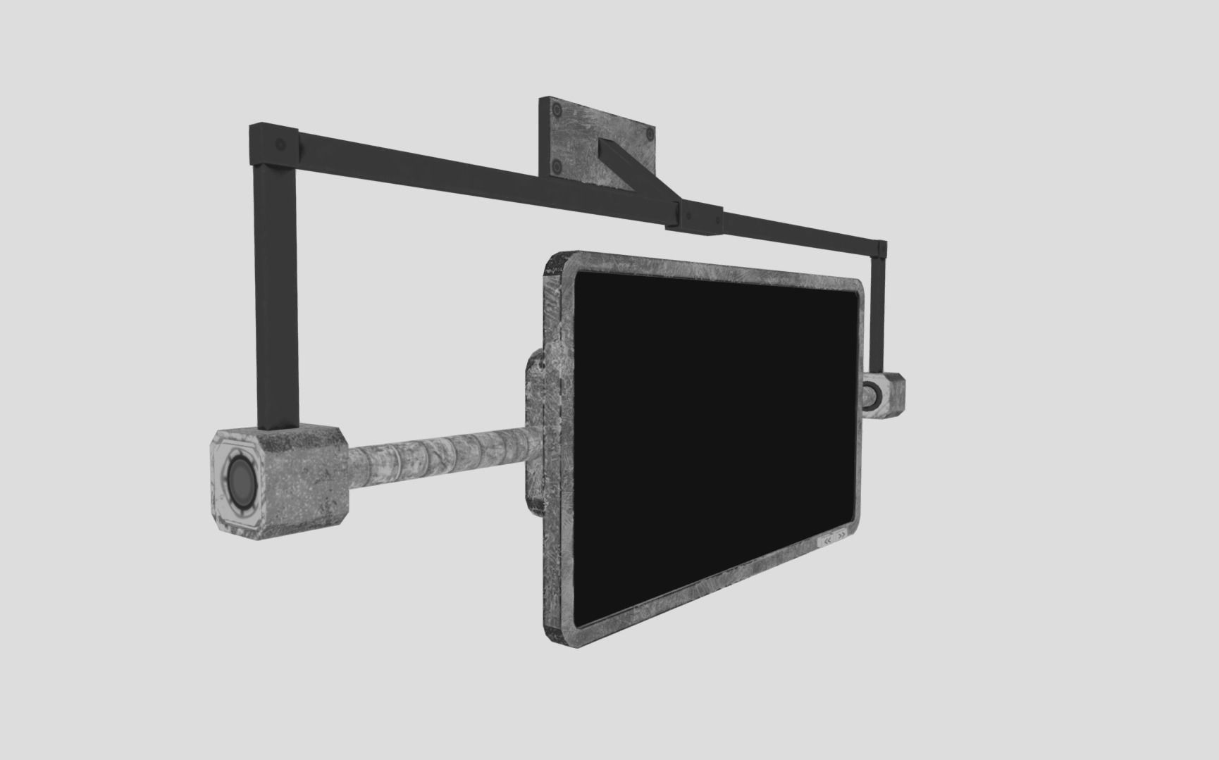 Sci-fi Panel Element Low-poly 3D model_12