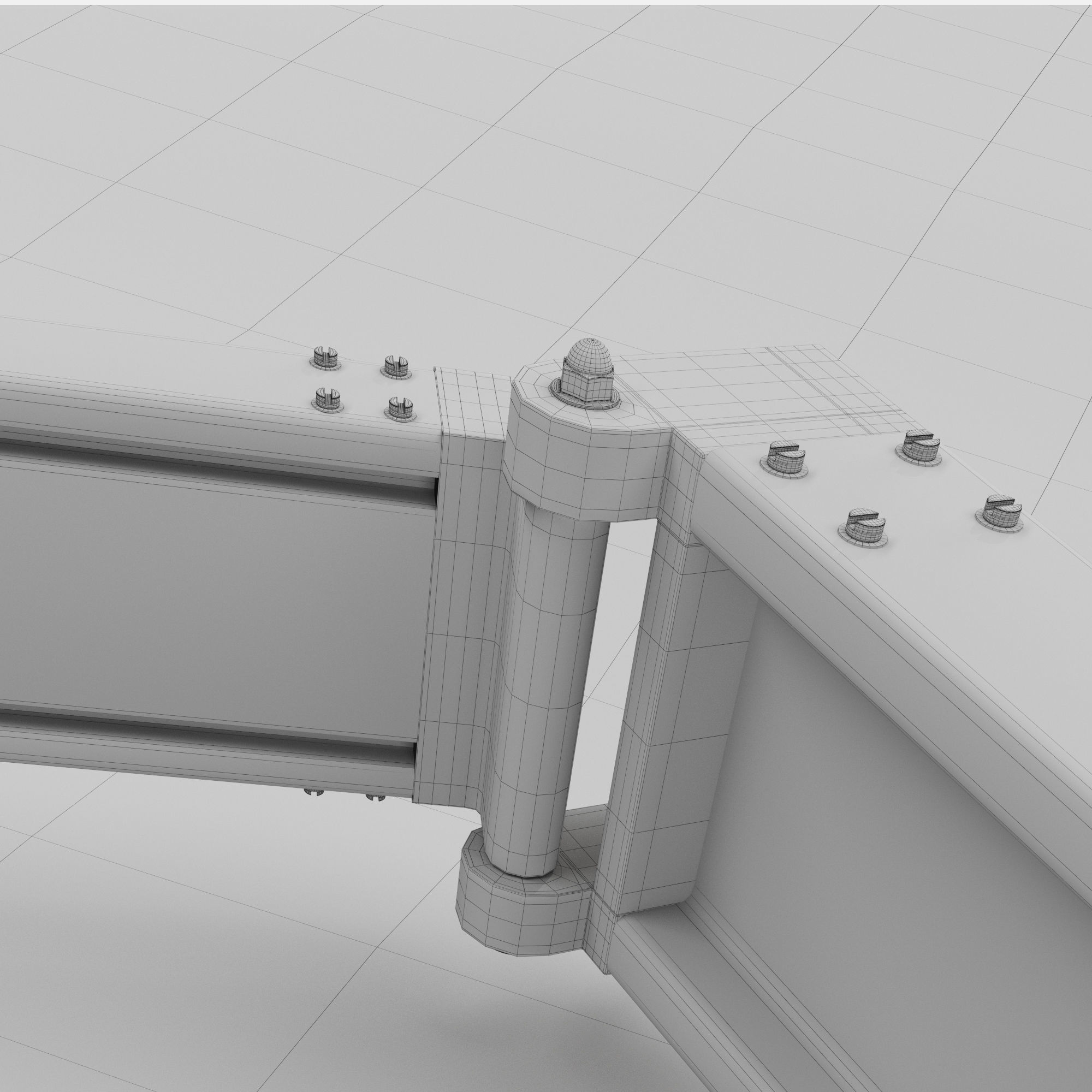 Awnings Striped Set 2 3D model_10