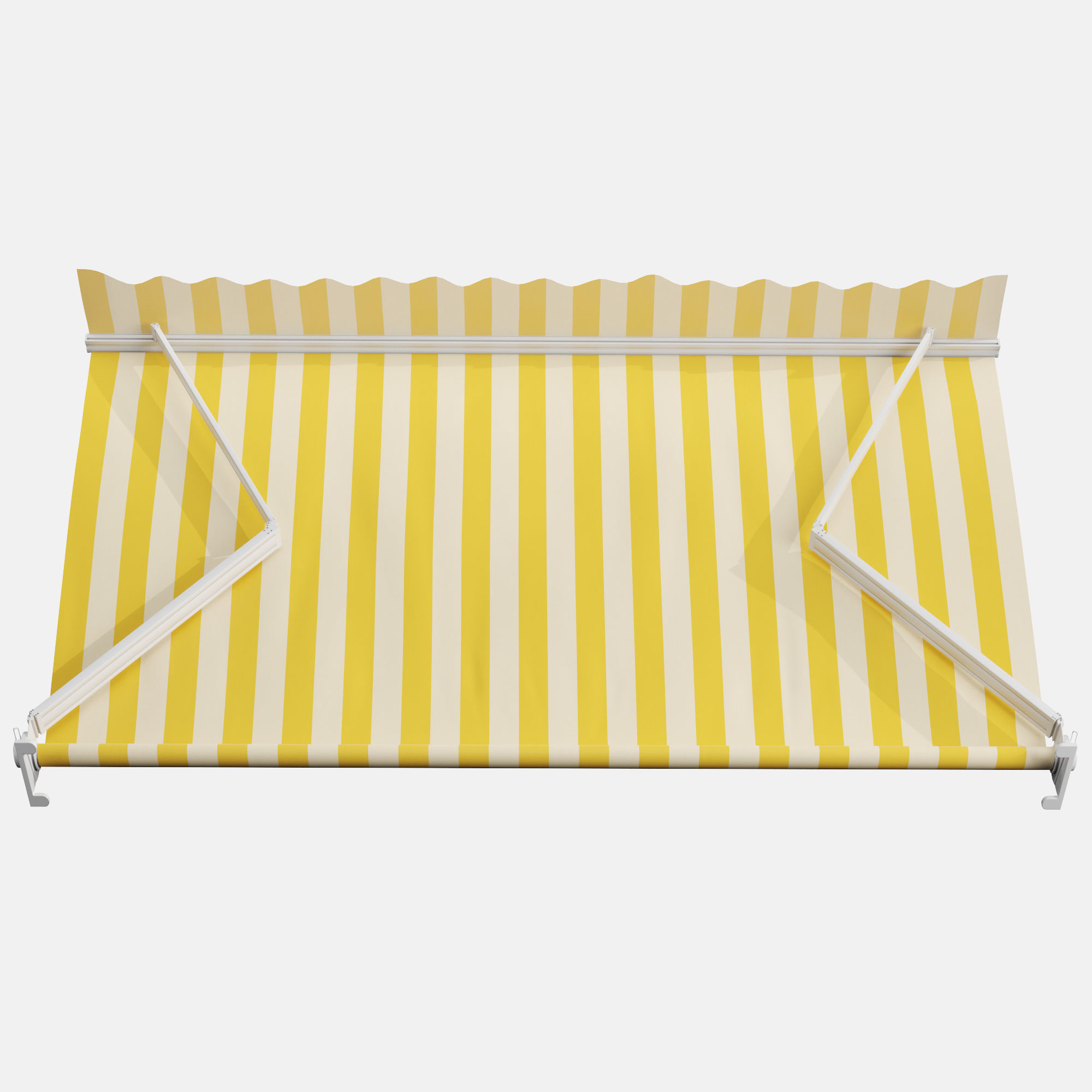 Awnings Striped Set 2 3D model_12