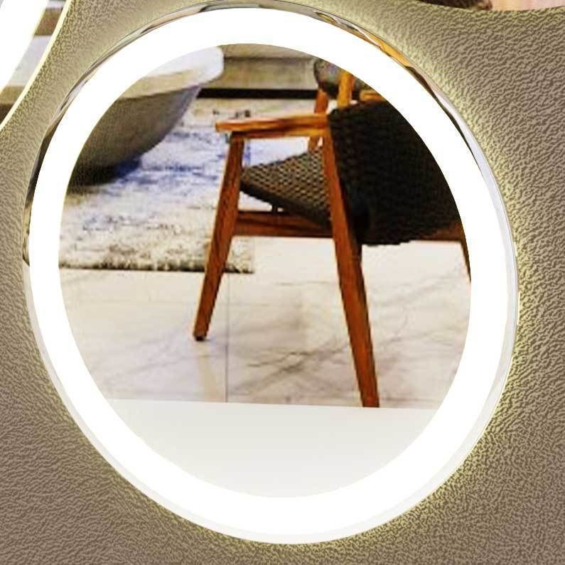 Self Illuminated Mirror in Round and Circular Shape Low-poly 3D model_2