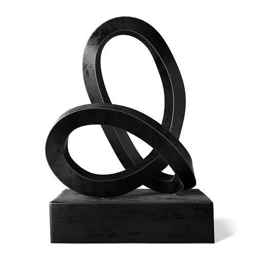 RH CAST METAL ABSTRACT SCULPTURE 4 3D model