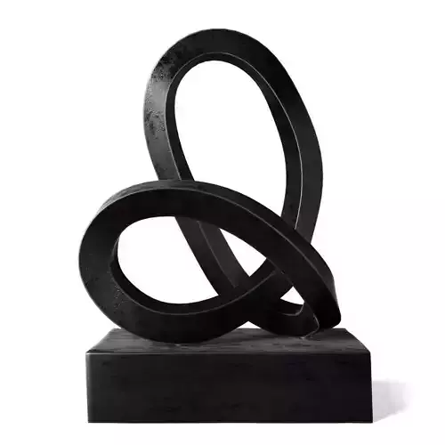 RH CAST METAL ABSTRACT SCULPTURE 4
