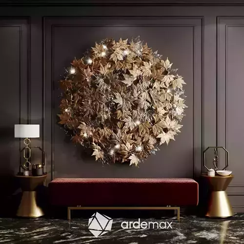 Large decorative wall lamp 