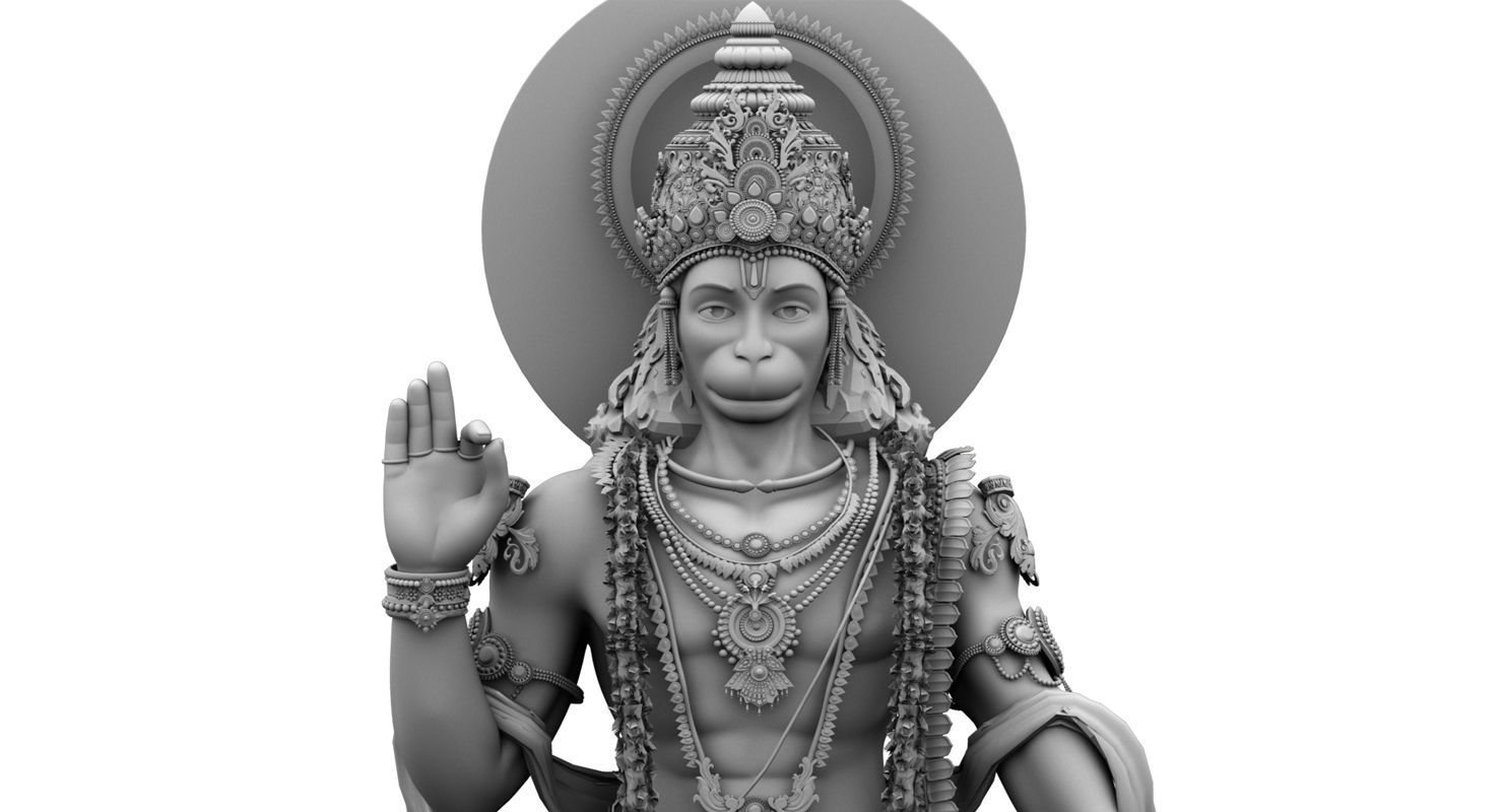hanuman 3d model final 3D model_1