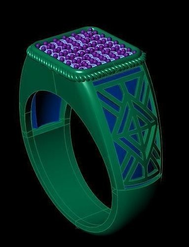 Ring - Man ring 3D print model 3D print model