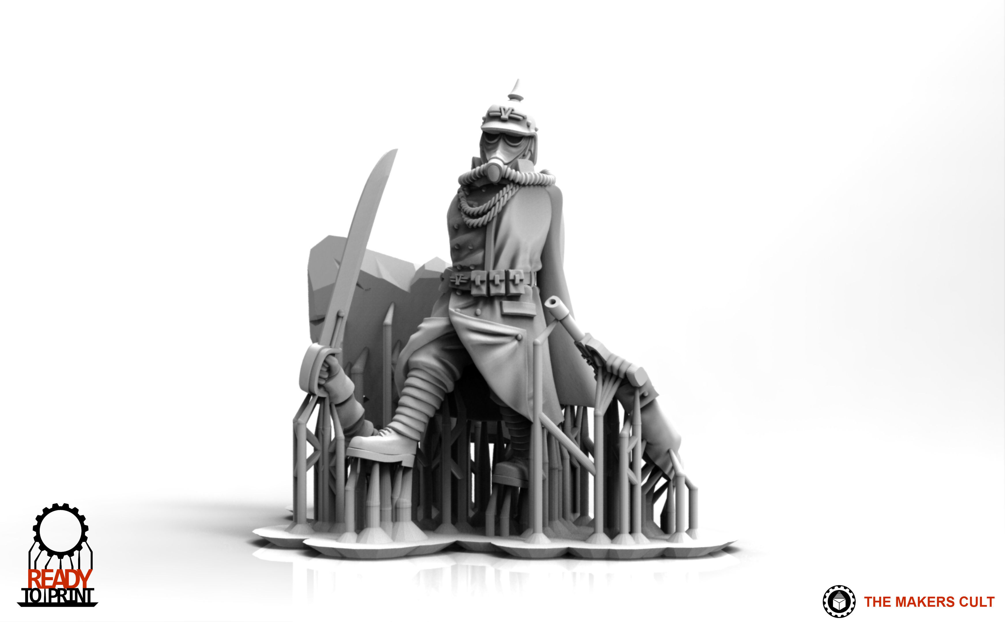 Valour Korps - Sergeant Walther 3D print model_17