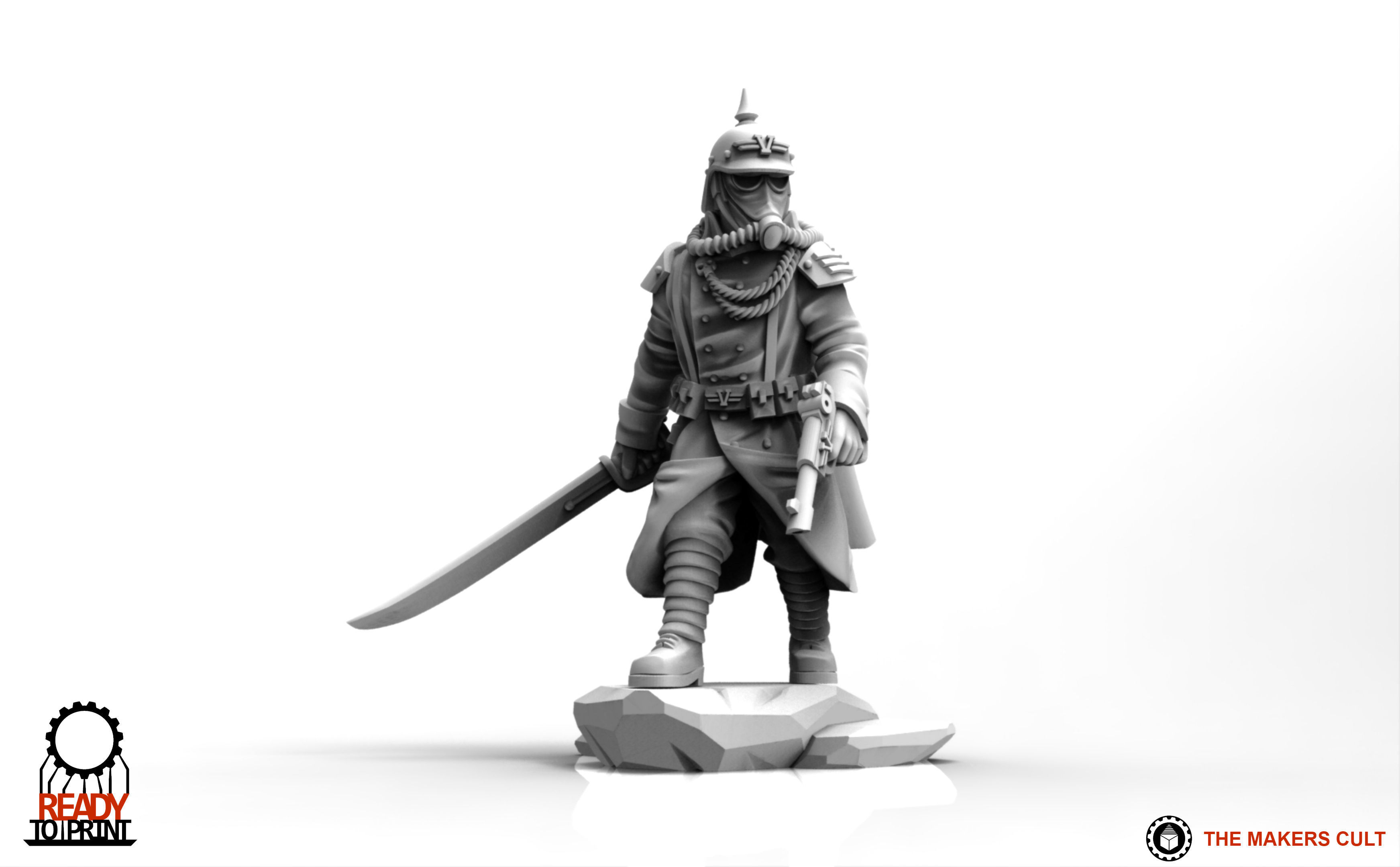 Valour Korps - Sergeant Walther 3D print model_11