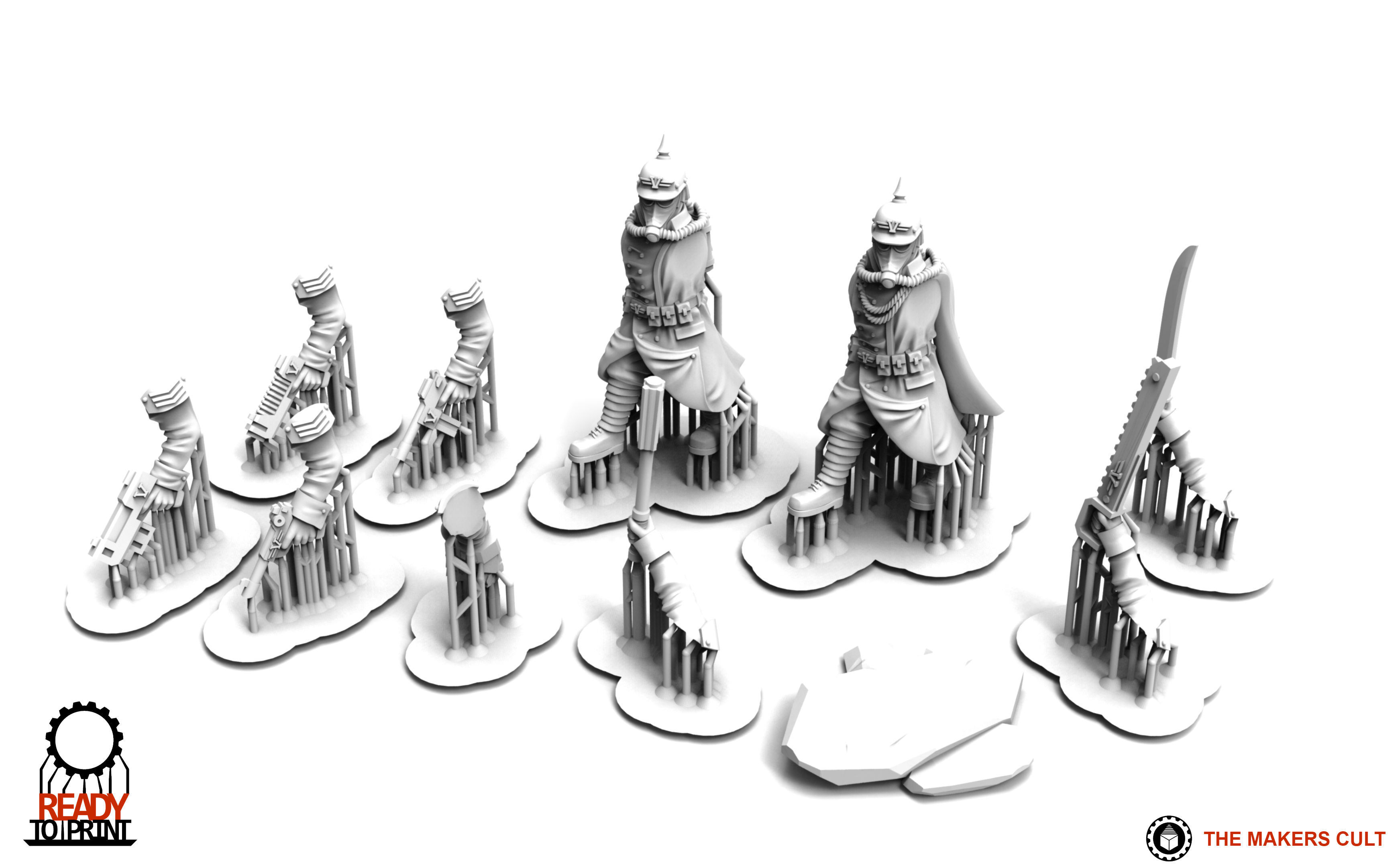 Valour Korps - Sergeant Walther 3D print model_4