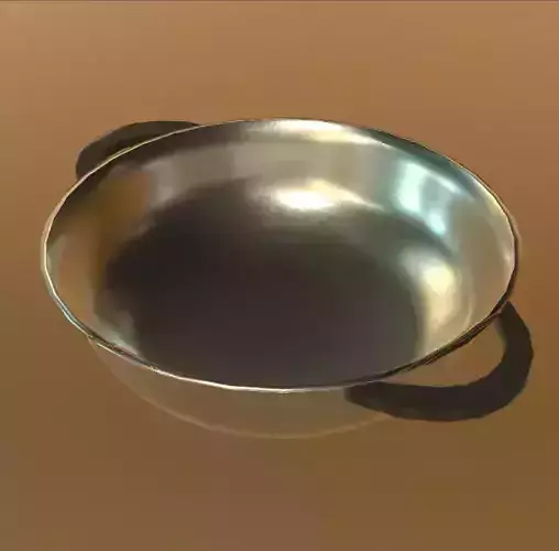 dish3d pot with handles