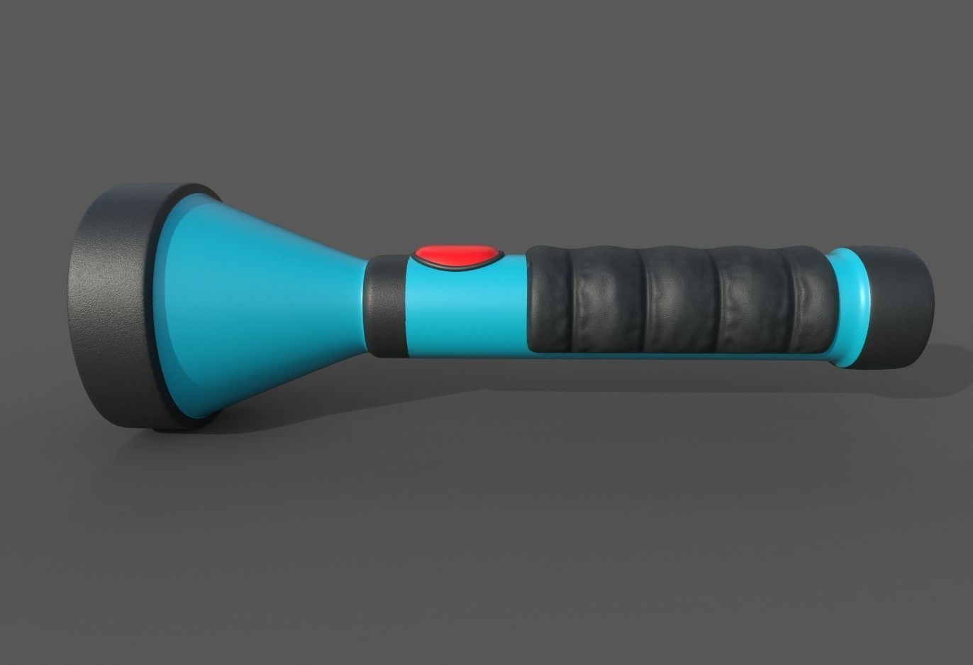 Flashlight Low-poly 3D model_20