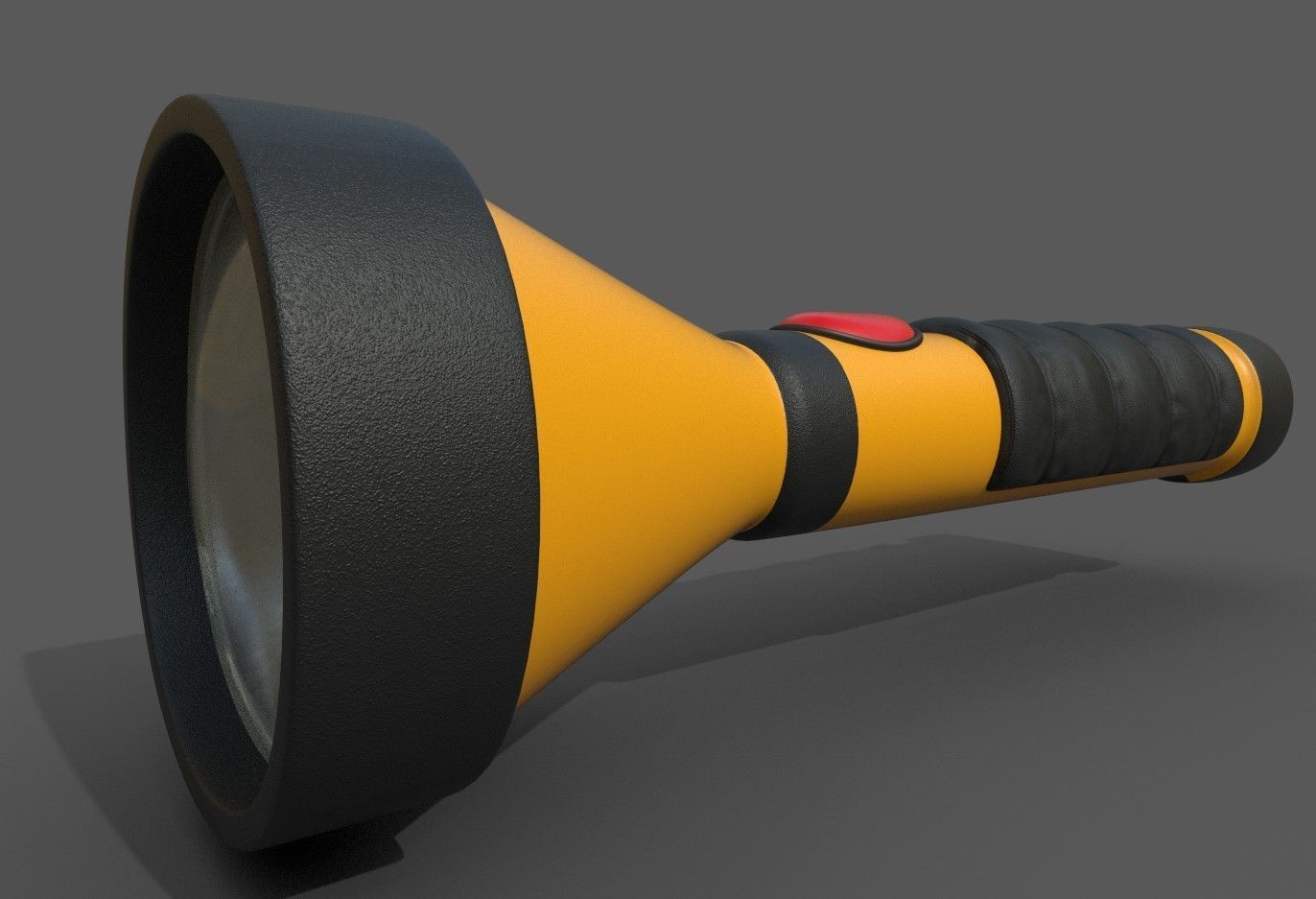 Flashlight Low-poly 3D model_16