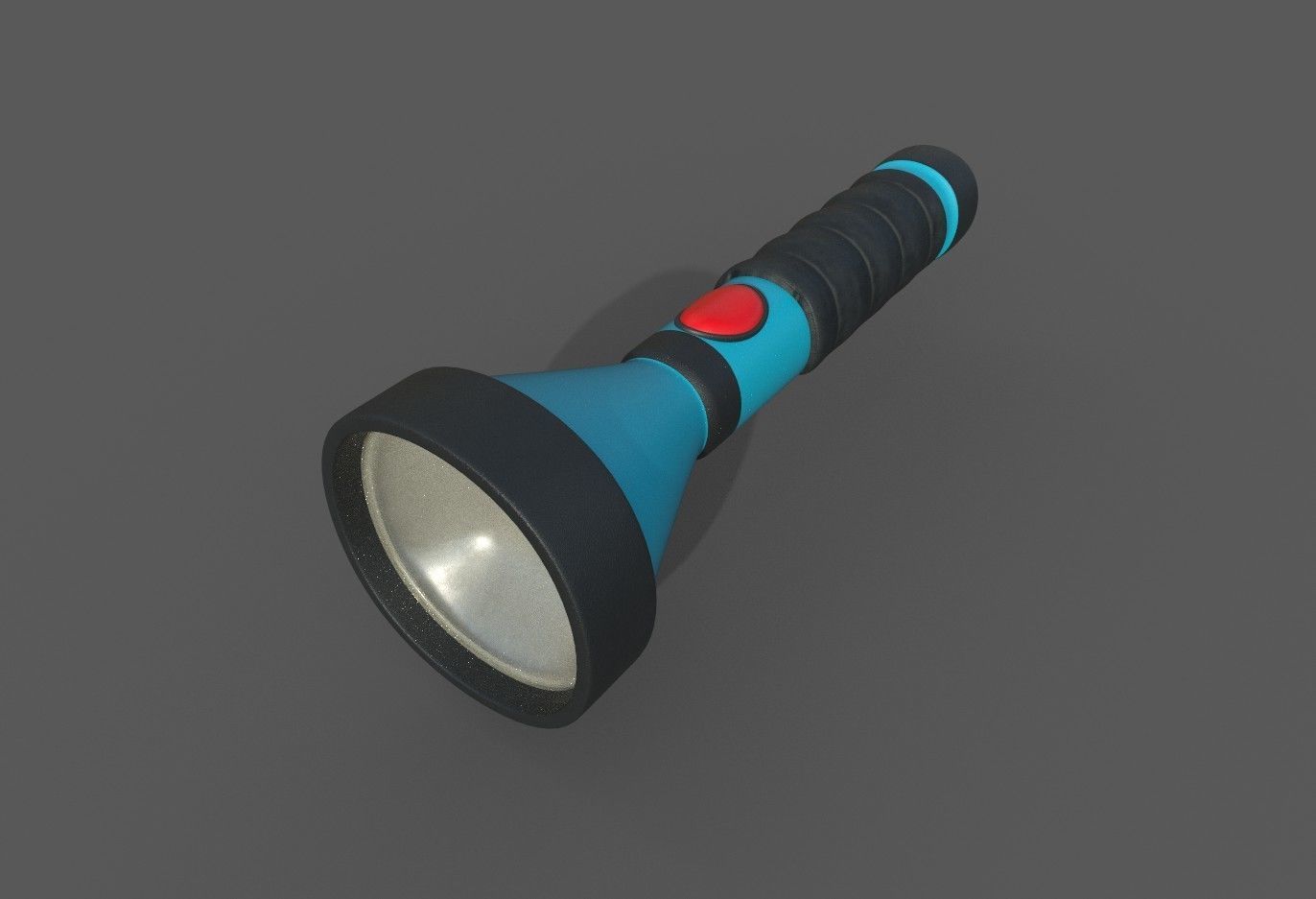 Flashlight Low-poly 3D model_4
