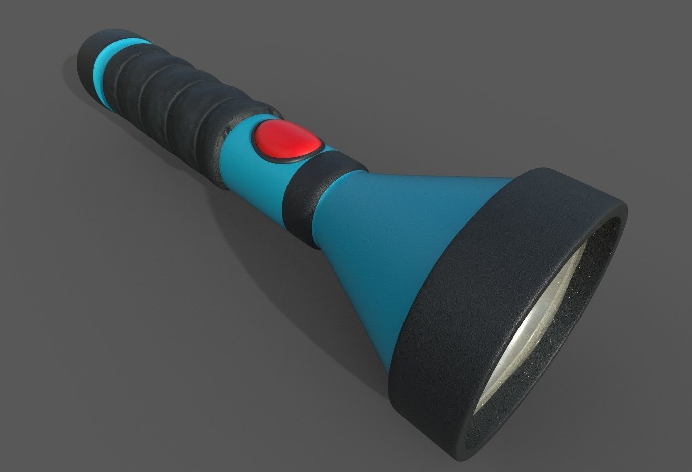 Flashlight Low-poly 3D model_22