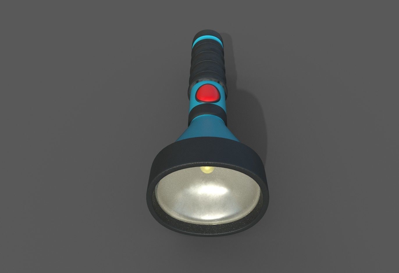 Flashlight Low-poly 3D model_24