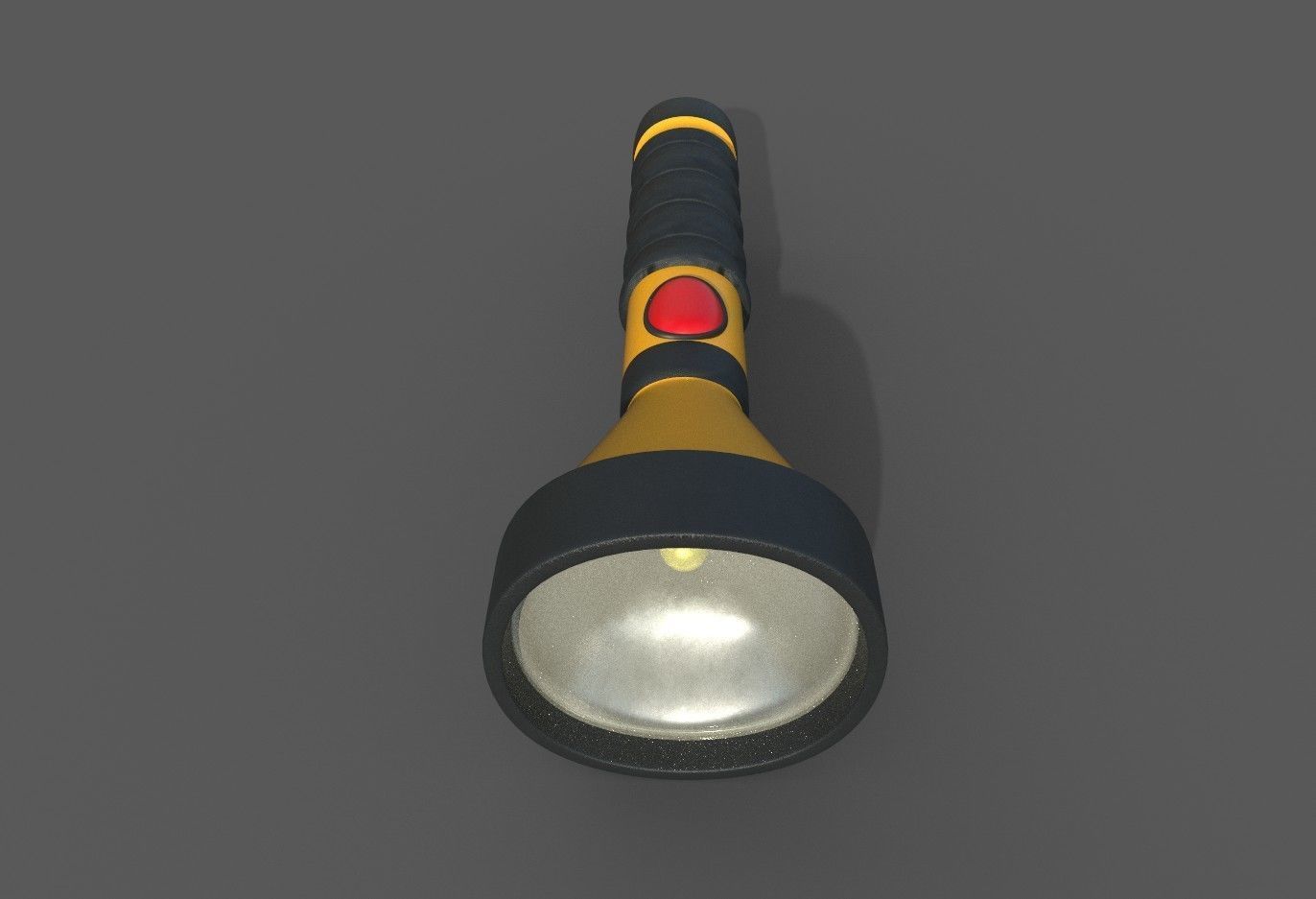Flashlight Low-poly 3D model_23