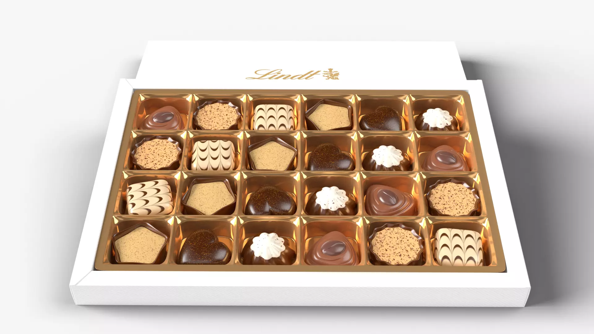 Lindt Pralins du Confiseur 500g 3D model