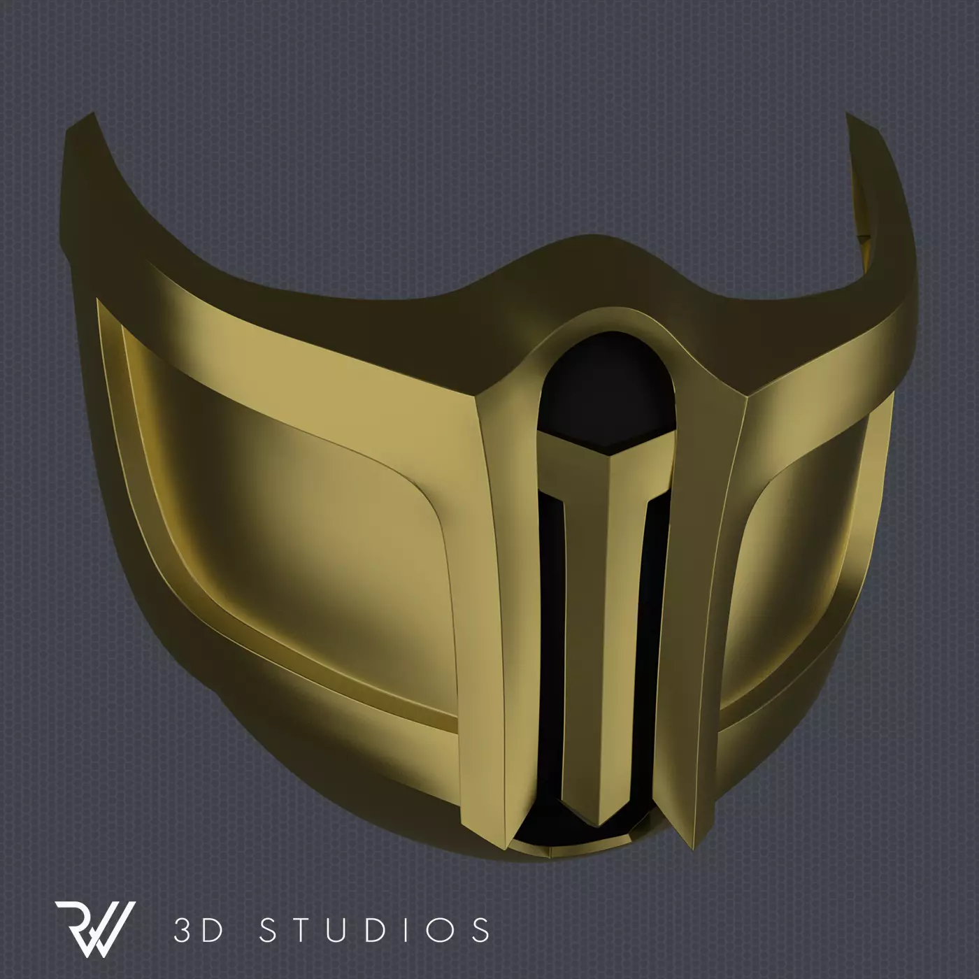 MK11 Scorpion Mask V3 - STL File 3D print model_0