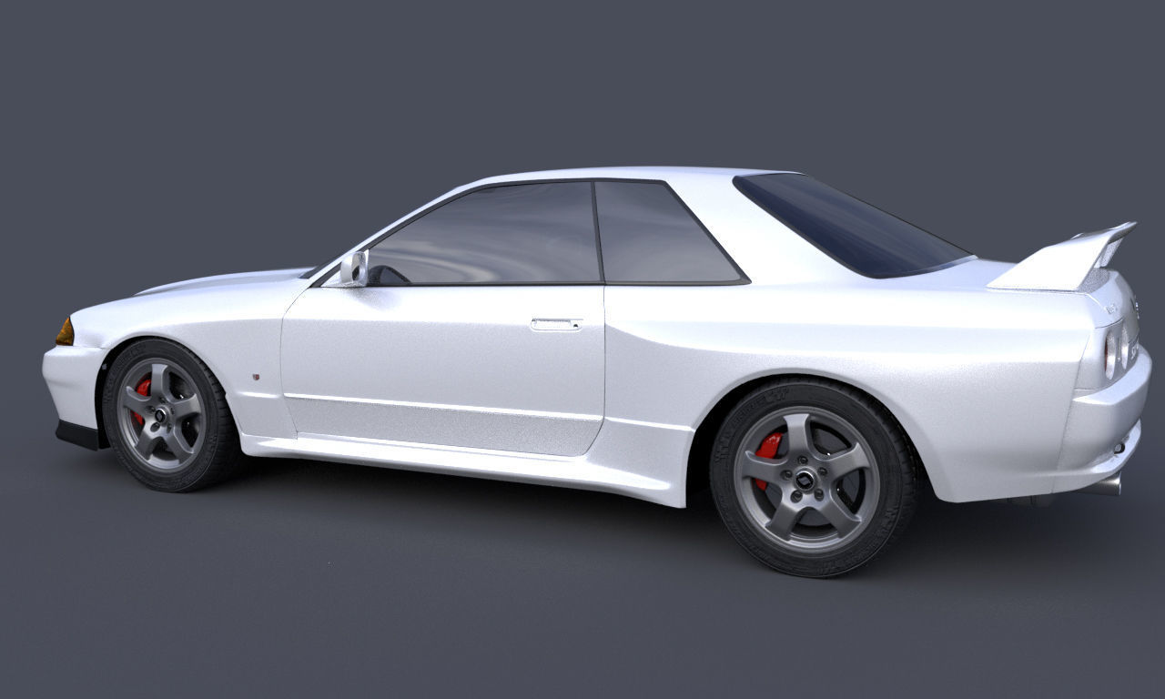 Nissan Skyline GTR R32 3D model_5