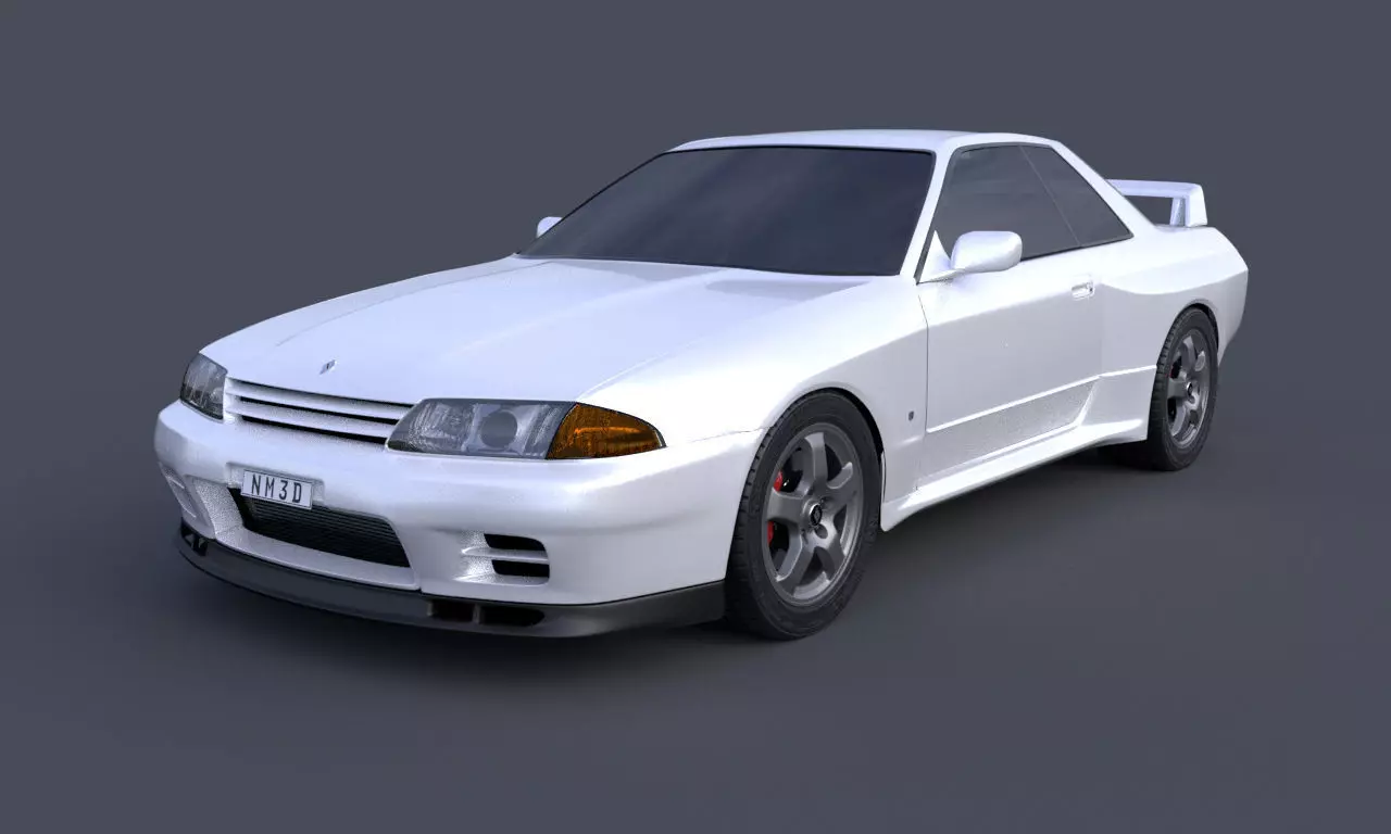 Nissan Skyline GTR R32 3D model_0