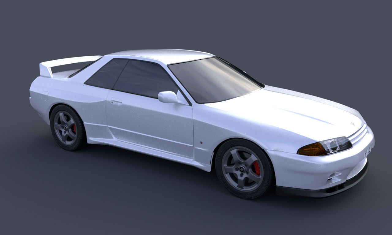 Nissan Skyline GTR R32 3D model_2