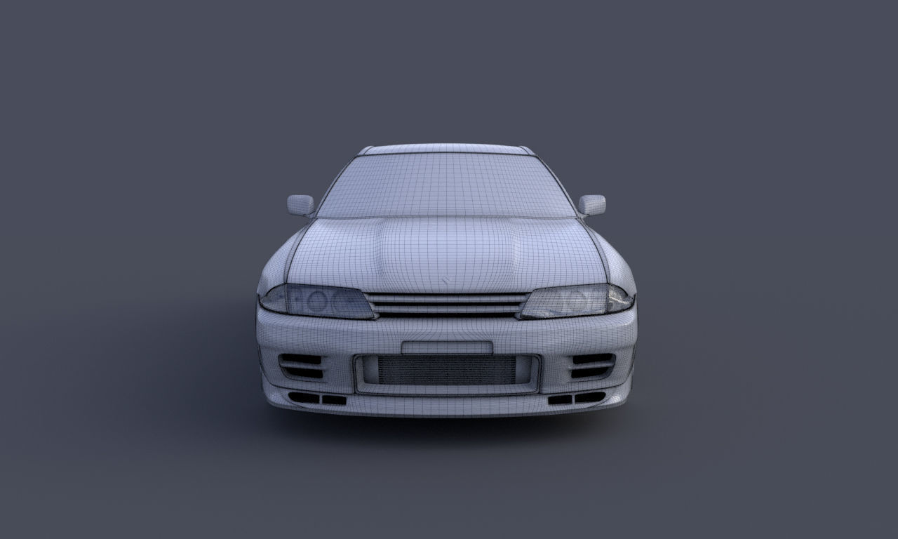 Nissan Skyline GTR R32 3D model_15