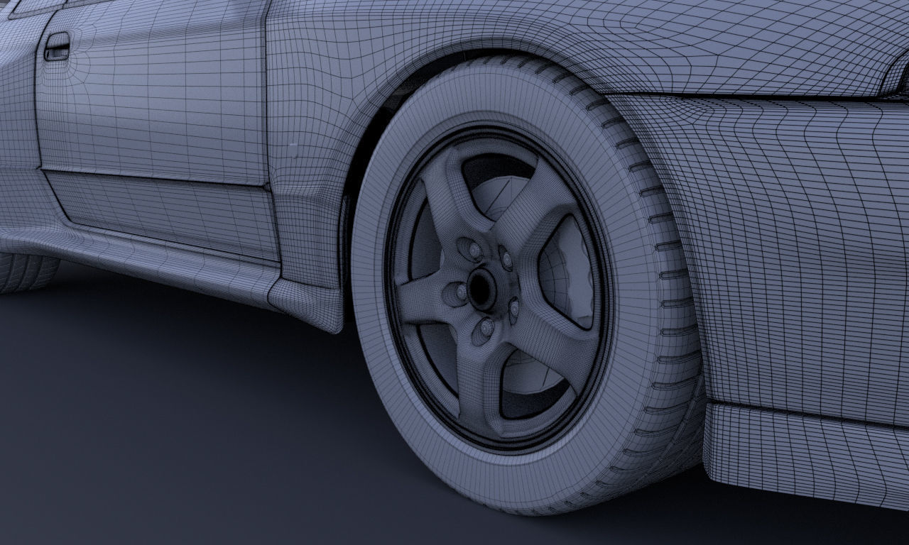 Nissan Skyline GTR R32 3D model_20