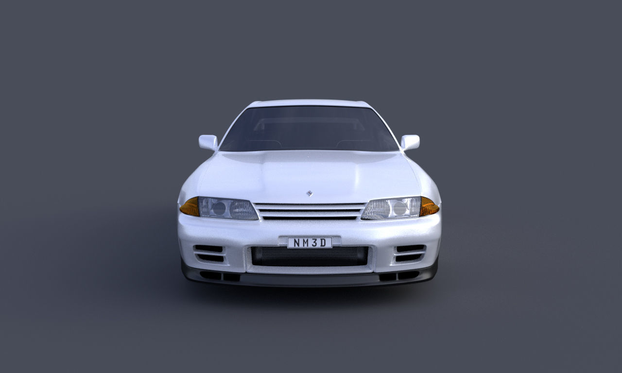 Nissan Skyline GTR R32 3D model_1