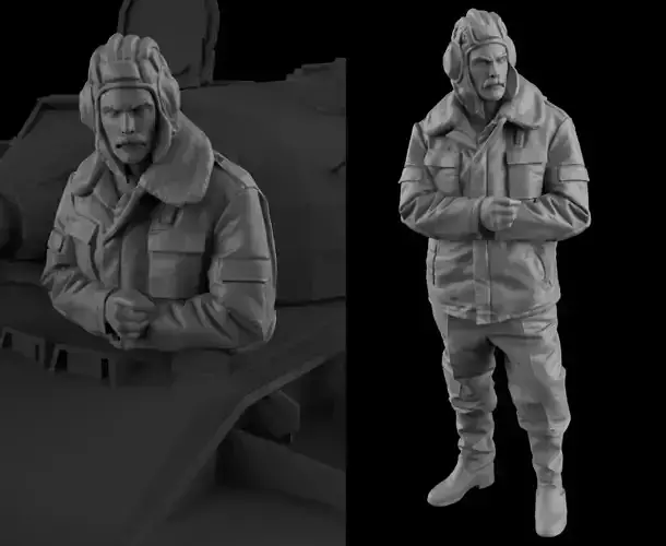 Tank Crew 3D print model