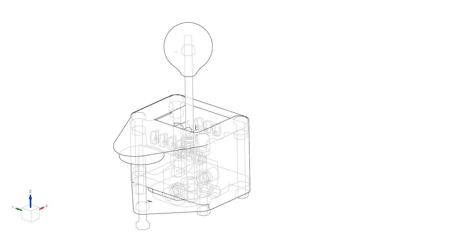 7 Speed Shifter for Sim Racing 3D print model_20