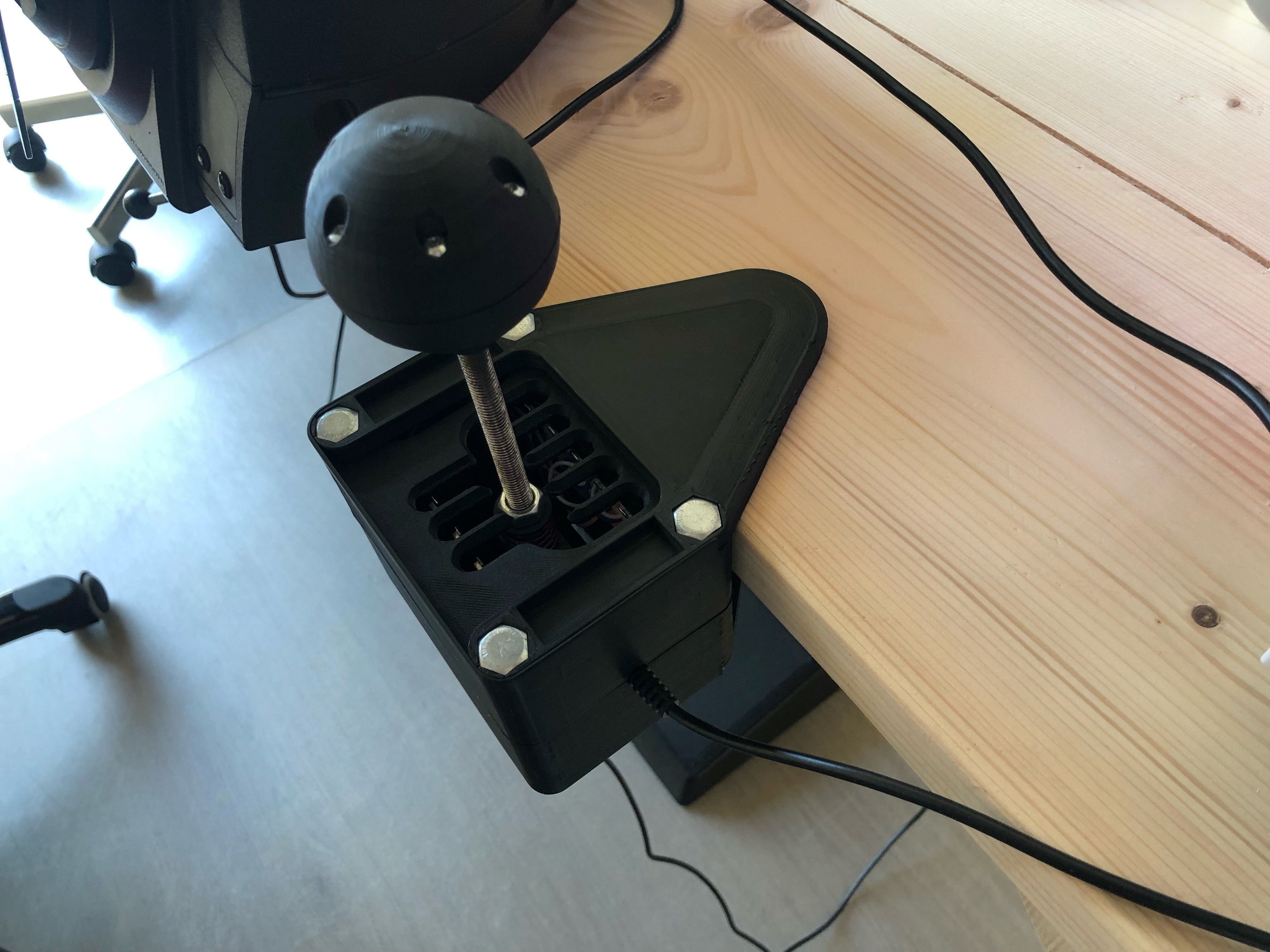 7 Speed Shifter for Sim Racing 3D print model_4