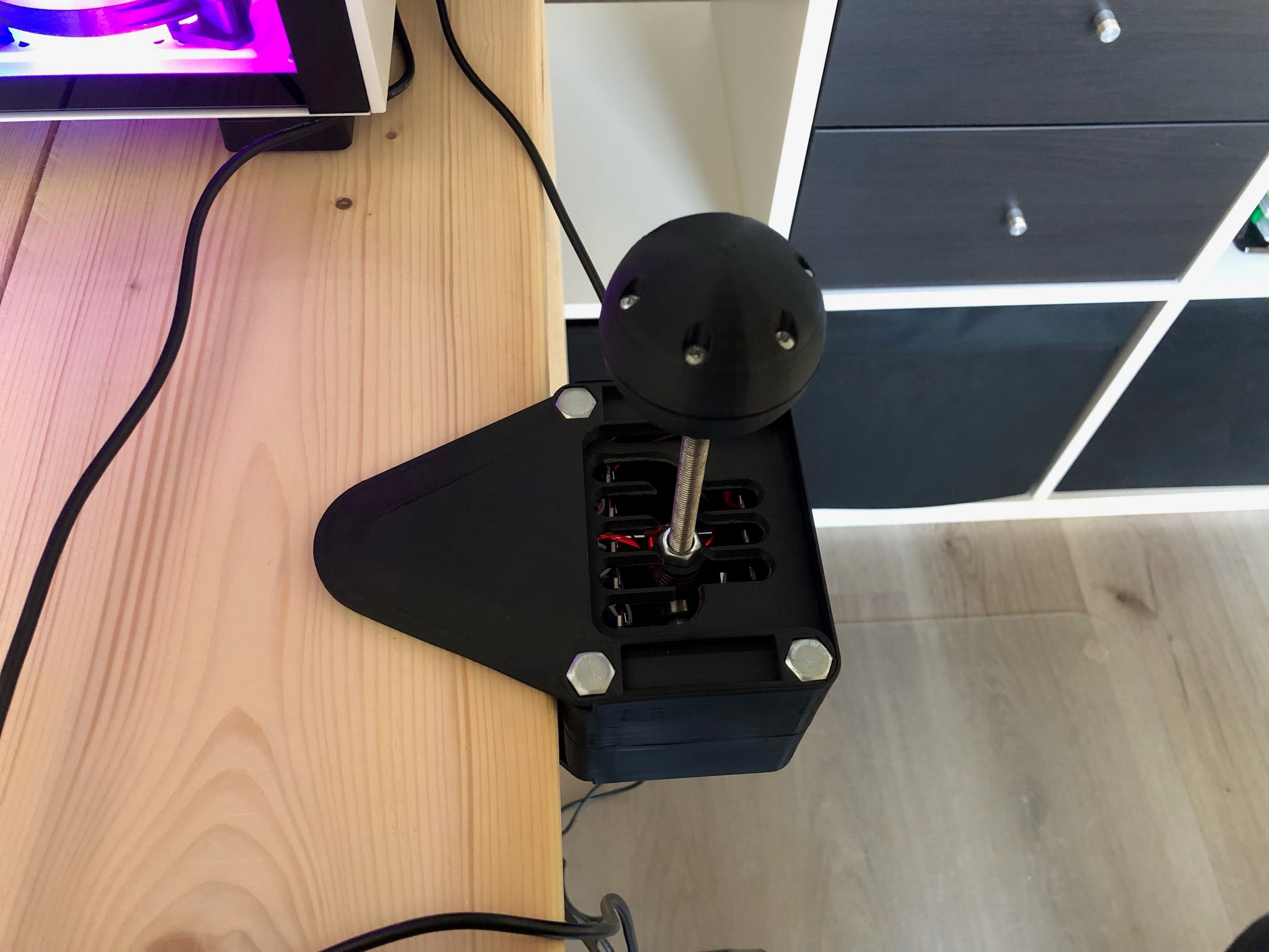 7 Speed Shifter for Sim Racing 3D print model_3