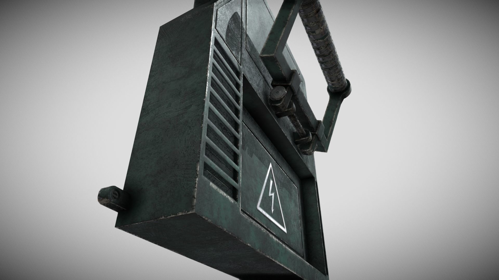 Sci-fi Panel Element Low-poly 3D model_8