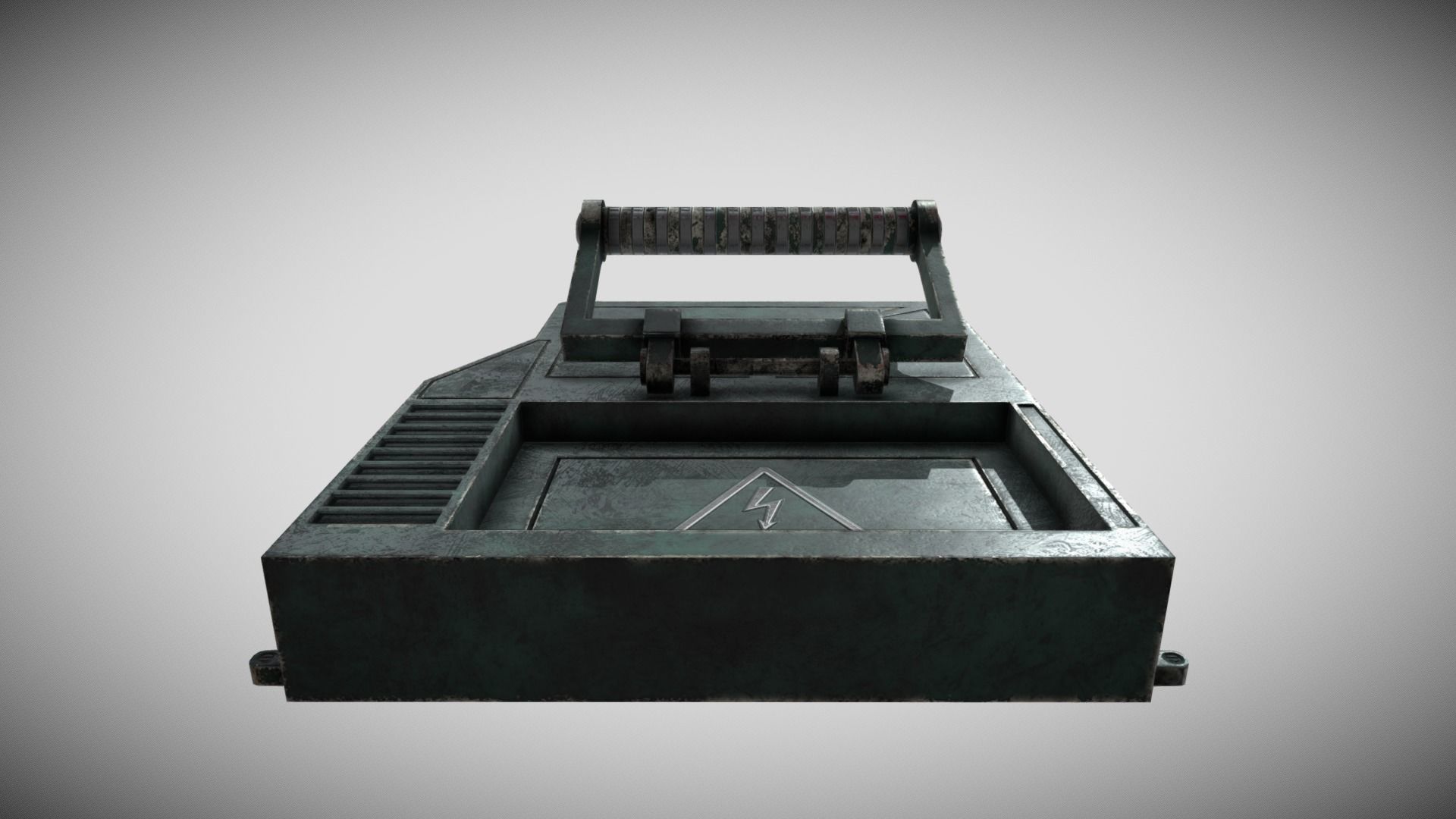 Sci-fi Panel Element Low-poly 3D model_7