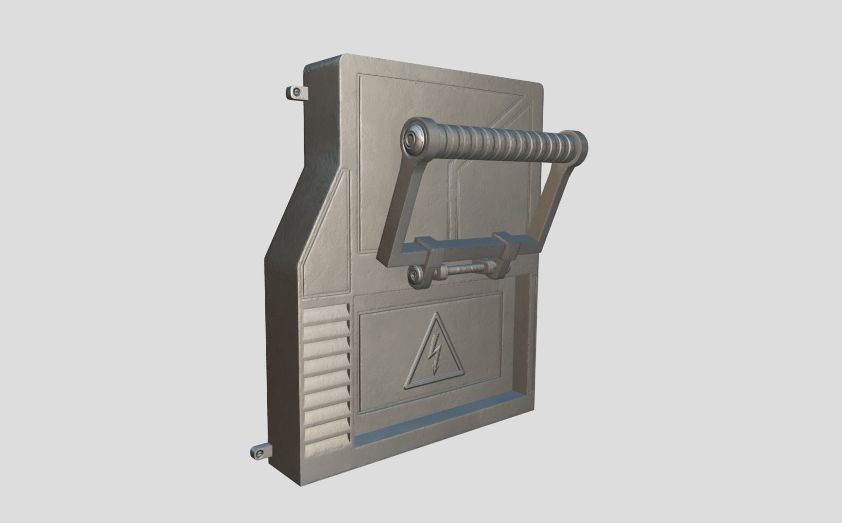 Sci-fi Panel Element Low-poly 3D model_11