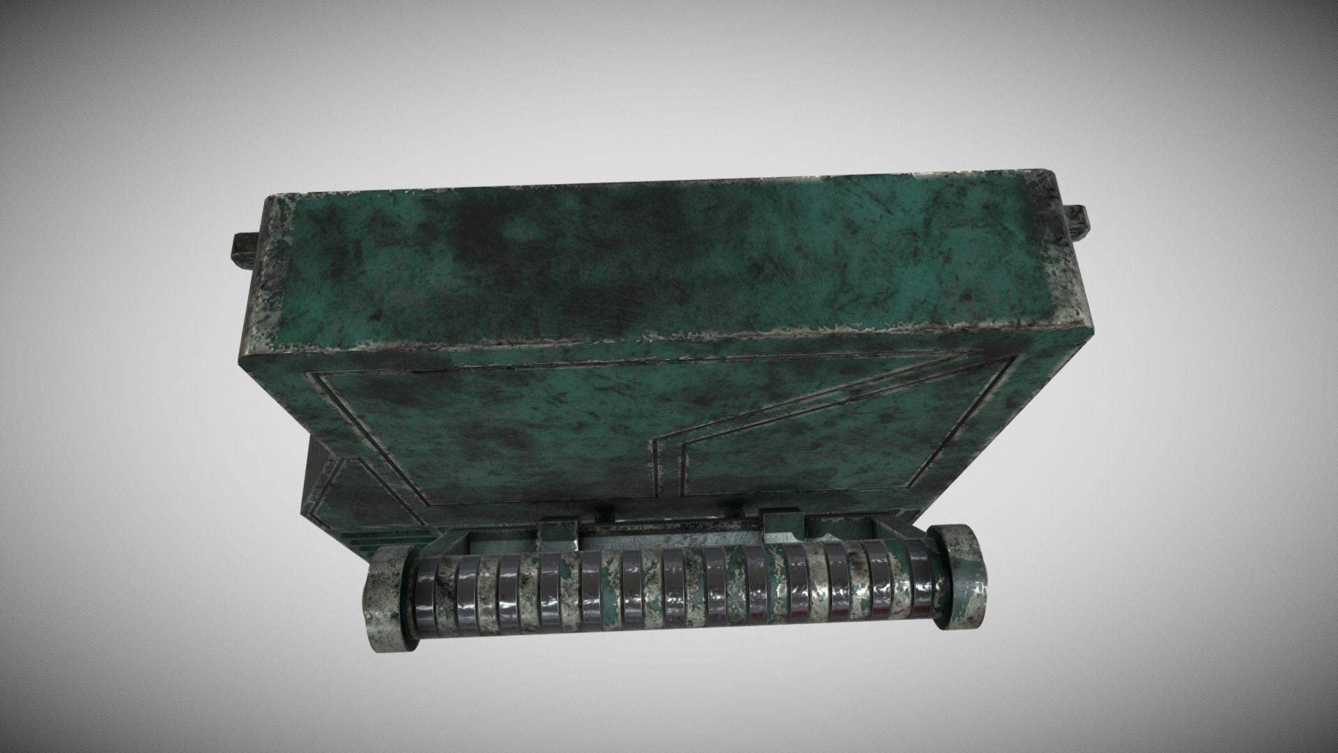 Sci-fi Panel Element Low-poly 3D model_5