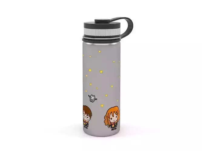 Harry Potter Stainless Steel Water Bottle 3D model