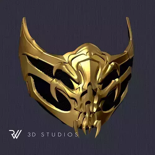 MK11 Aftermath Scorpion Mask - STL File 3D print model
