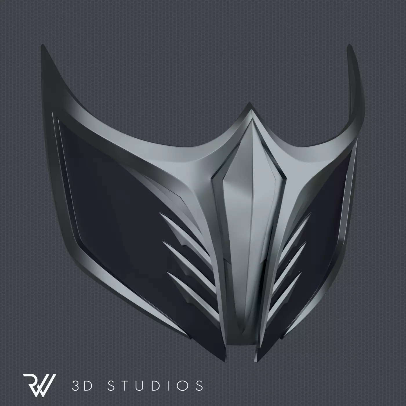 MK11 Aftermath Sub-Zero Mask - STL File 3D print model_0
