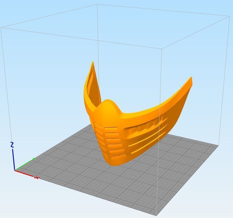 MK11 Aftermath Frost Mask - STL File 3D print model_6