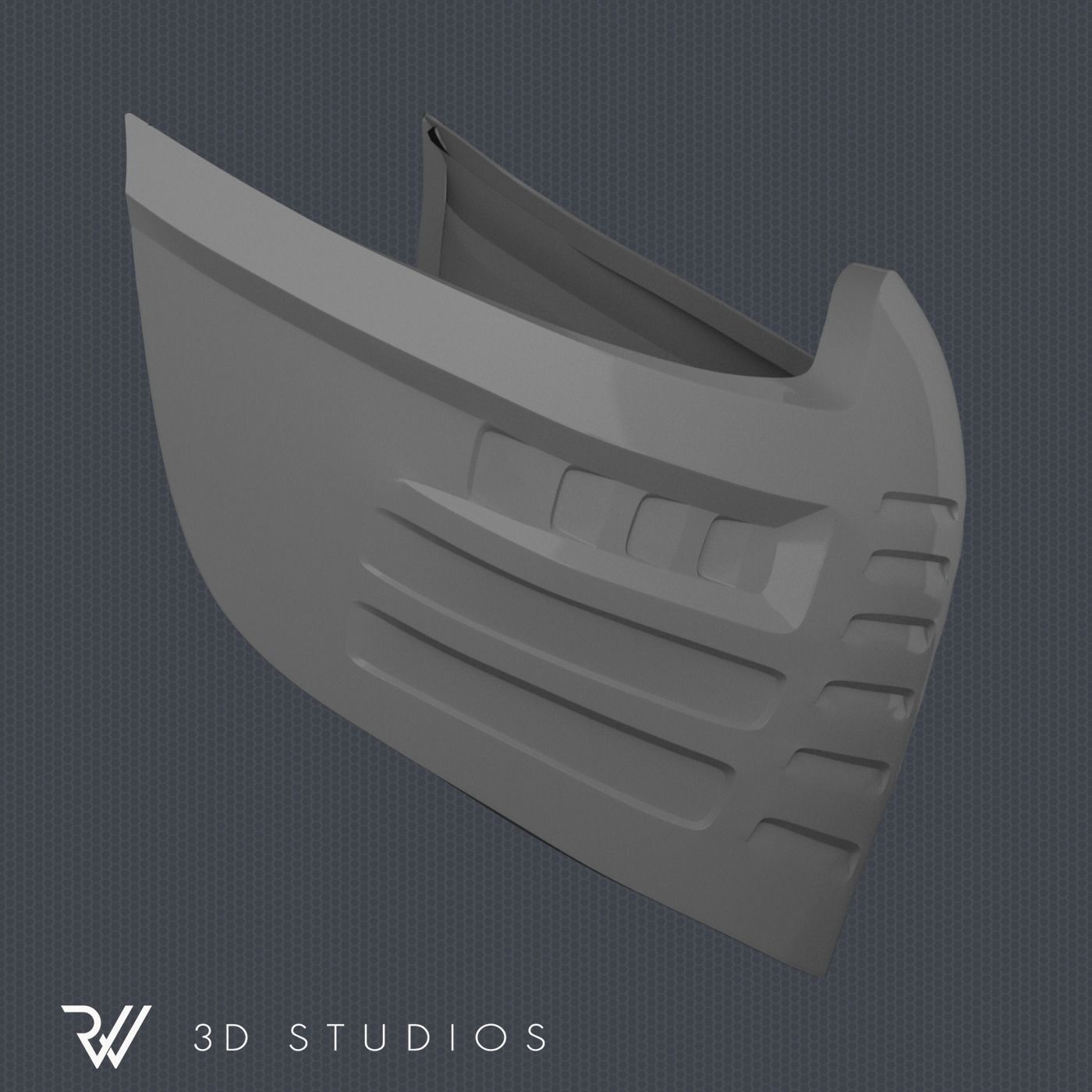 MK11 Aftermath Frost Mask - STL File 3D print model_5