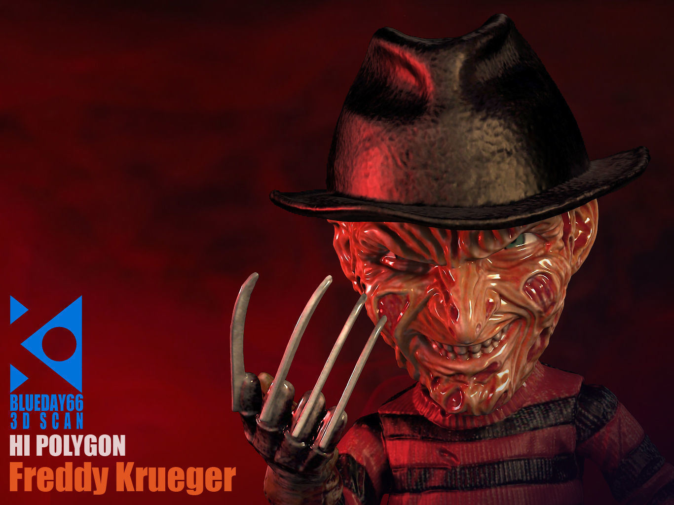 Freddy Krueger SD 3D model_1