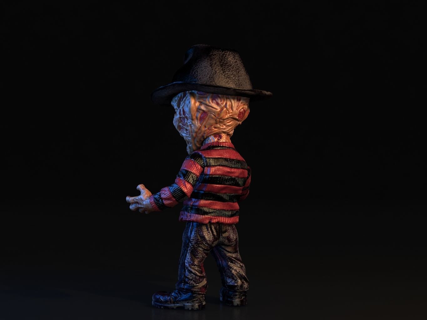 Freddy Krueger SD 3D model_10
