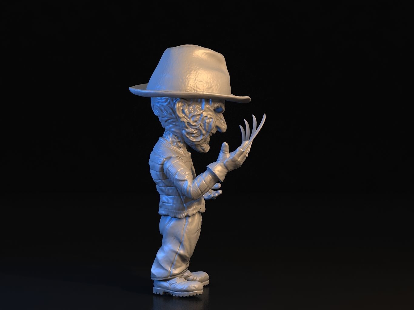 Freddy Krueger SD 3D model_17