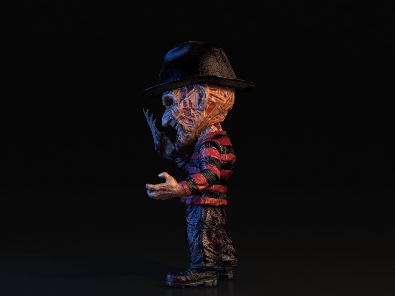Freddy Krueger SD 3D model_11