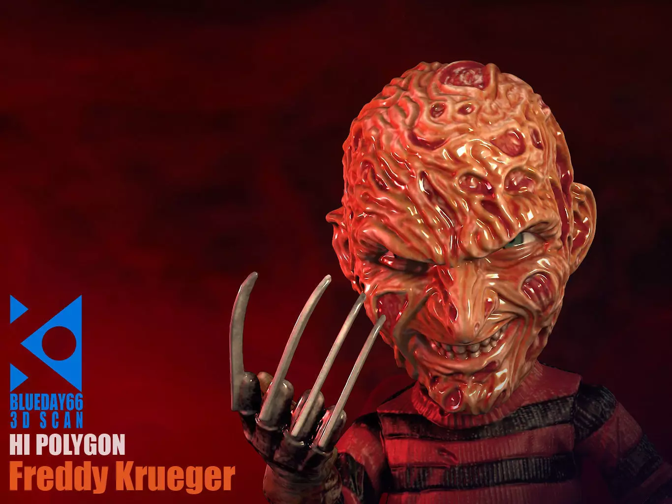 Freddy Krueger SD 3D model_0